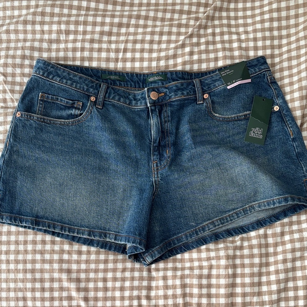 Wild Fable Dark Blue Jean Shorts